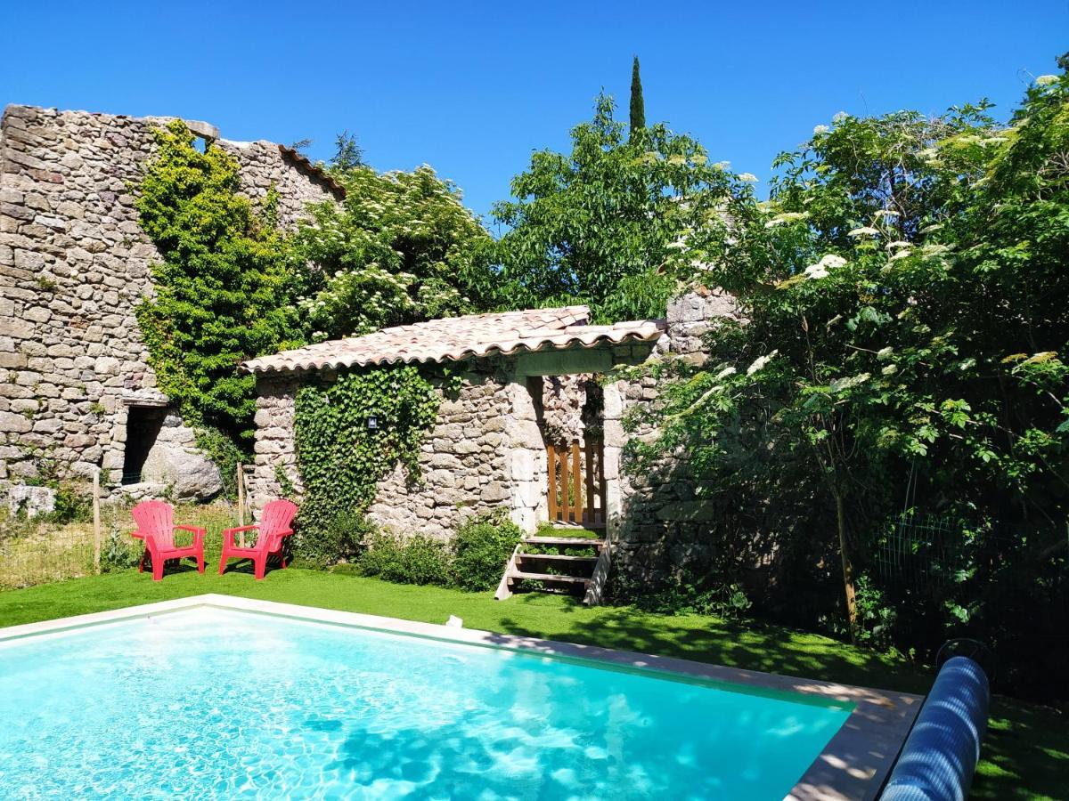 Les Chataigniers Gites Du Mas Haut Saint-Jean-du-Gard Exterior foto
