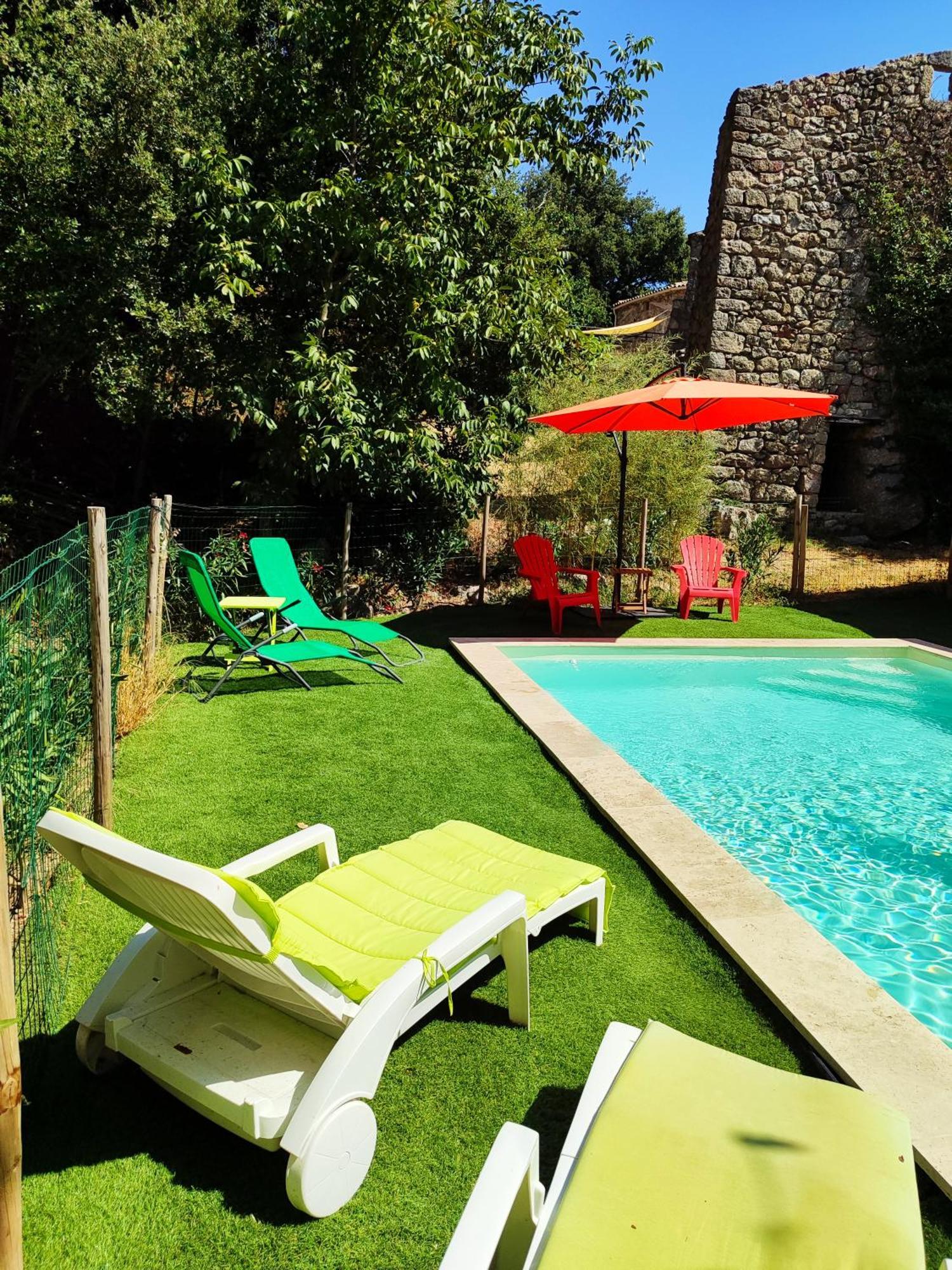 Les Chataigniers Gites Du Mas Haut Saint-Jean-du-Gard Exterior foto