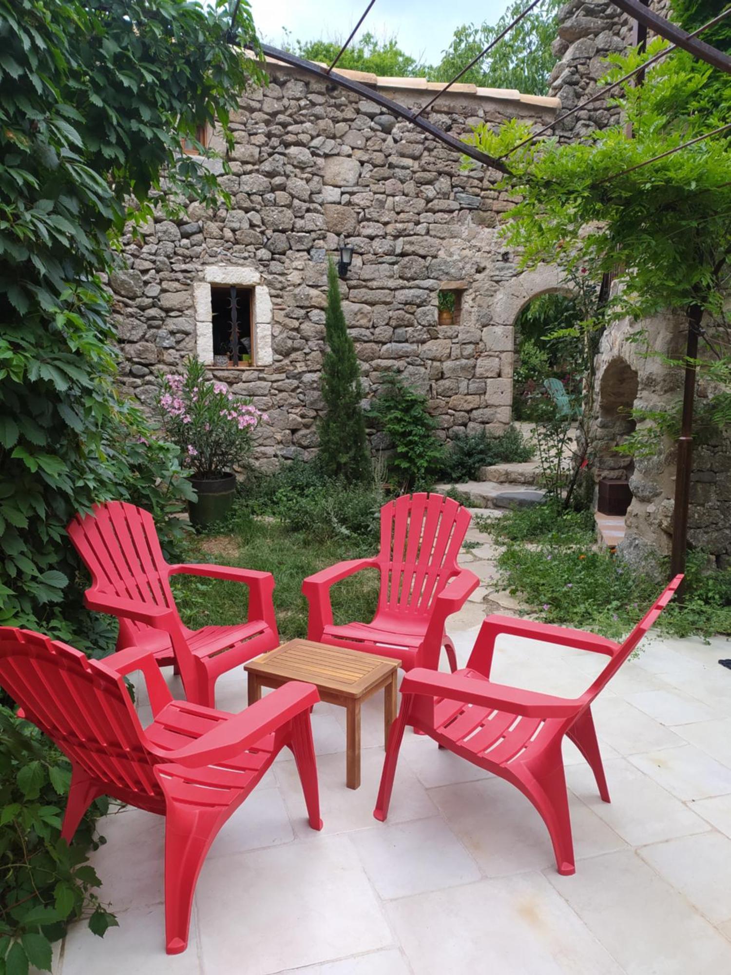 Les Chataigniers Gites Du Mas Haut Saint-Jean-du-Gard Exterior foto